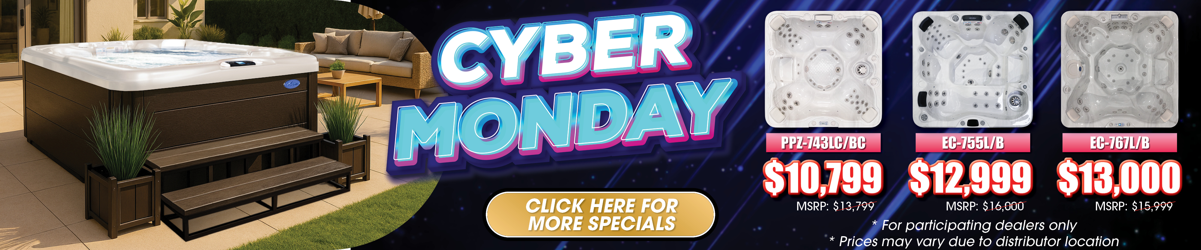 Calspas hot tub being used in a family setting - Sugar Land