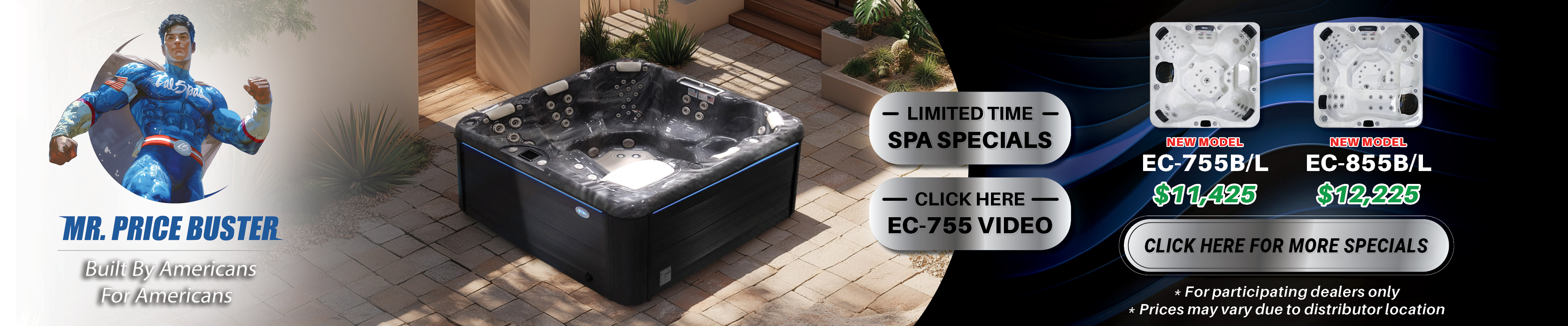 Calspas hot tub being used in a family setting - Sugar Land